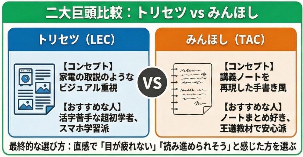 トリセツとみんほしの比較図解