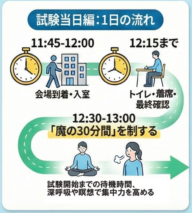 宅建試験は何時から何時まで実施される?