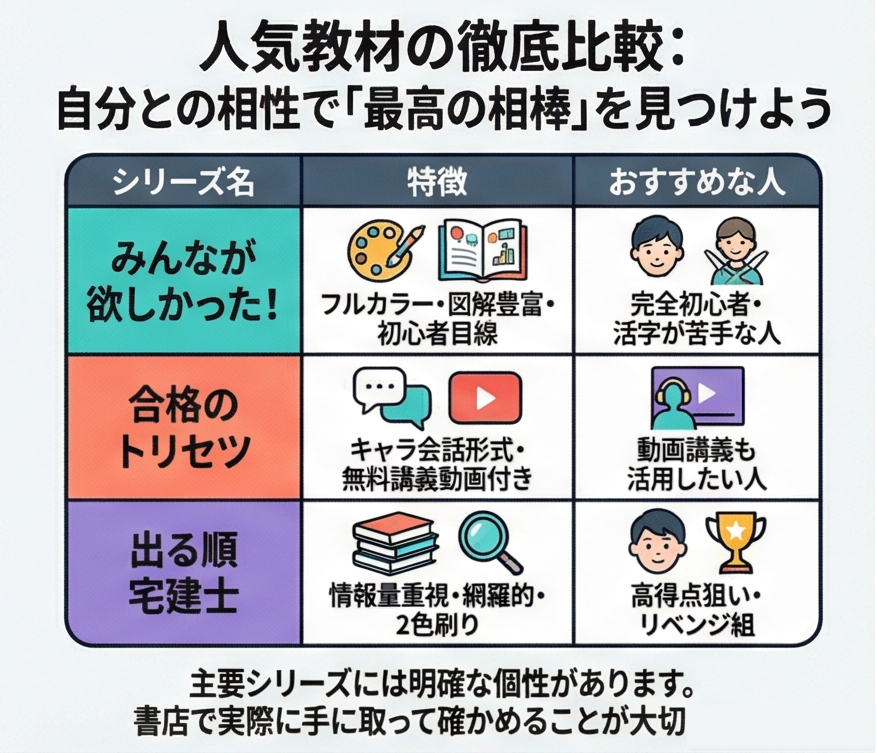 売り上げや口コミで見る人気の宅建教材ランキング