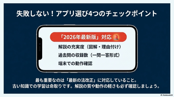 失敗しない!アプリ選び4つのチェックポイント