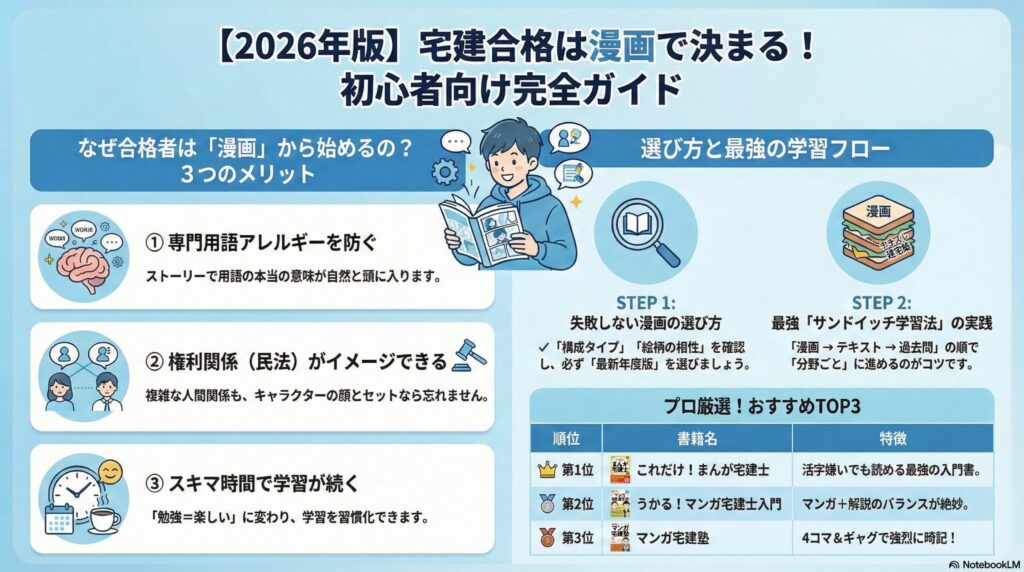 宅建を漫画で学ぶ完全ガイド