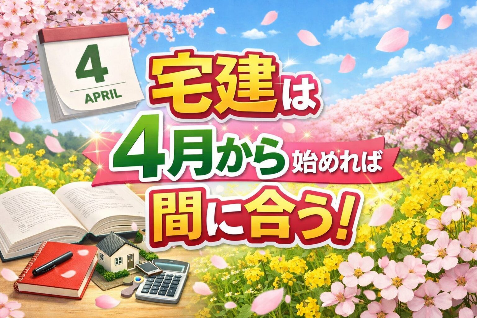 宅建は4月から始めれば間に合う！