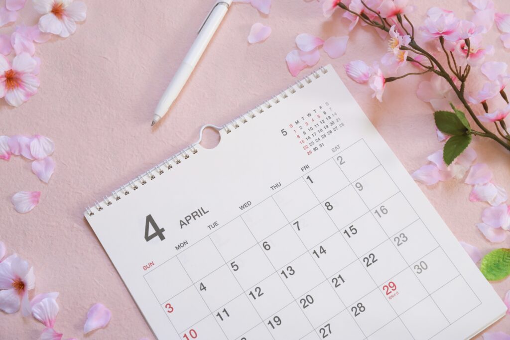 宅建4月スタートのイメージ